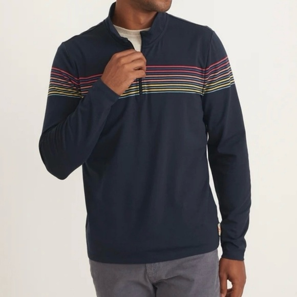 MARINE layer WINTER ARCHIVE: WHISTLER
1973Chest 1/4 zip Navy X-Large - Picture 1 of 7